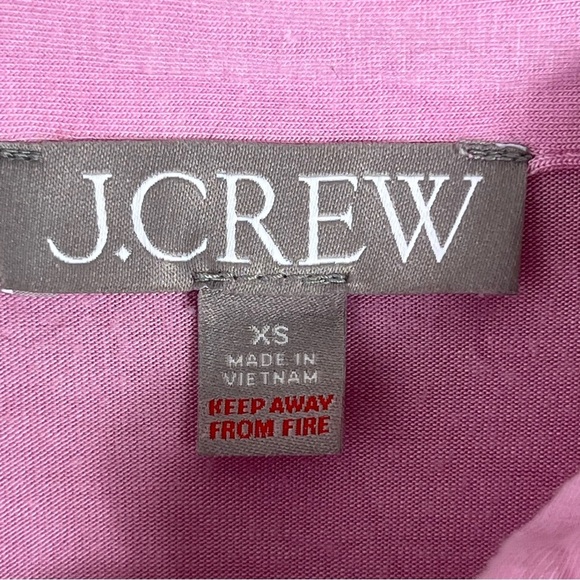 J. Crew Eco dreamiest long-sleeve pajama set in Pink Super Soft Stretchy SZ XS - Picture 9 of 13